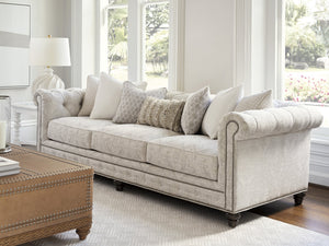 Lexington Barclay Butera Carmen Sofa - Luxurious Upholstered Seating With Tufted Back And Artisan Craftsmanship For Elegance   5273-33-40