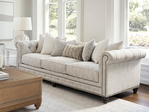 Lexington Barclay Butera Carmen Sofa - Luxurious Upholstered Seating With Tufted Back And Artisan Craftsmanship For Elegance   5273-33-40