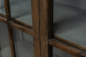 Sarreid Refined Arches Tall Bookcase - Antique Finish With 5 Fixed Shelves In Elegant Pine-toasted Brown Brown  52744