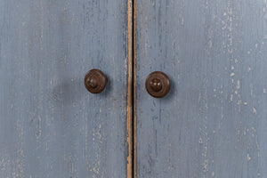 Sarreid Columns Bowfront Sideboard In Robins Egg Blue - Stylish Reclaimed Pine With 2 Removable Shelves Blue  52755