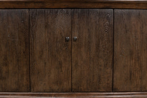 Sarreid Provincial Storage Sideboard - Elegant 6-door Design With Removable Shelves In Toasted Brown Finish Brown  52759