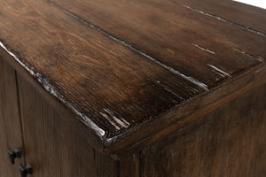 Sarreid Provincial Storage Sideboard - Elegant 6-door Design With Removable Shelves In Toasted Brown Finish Brown  52759