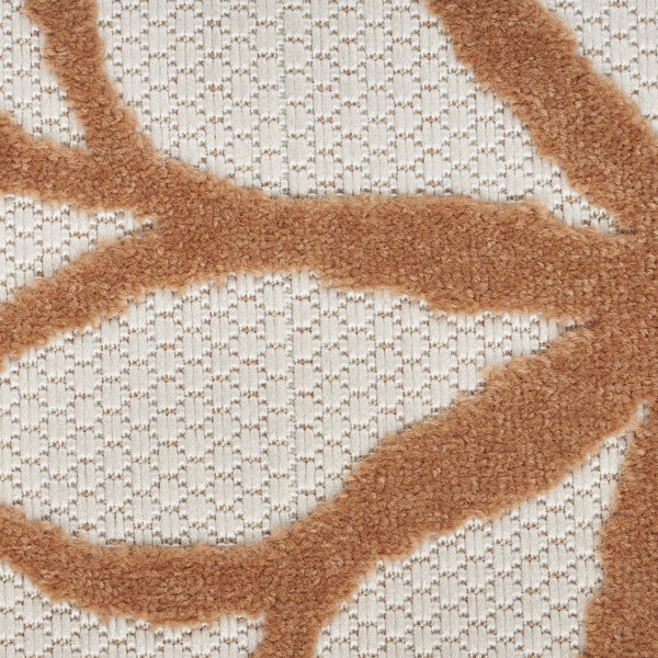 Homeroots 6' X 9' Ivory Green And Blue Indoor Outdoor Area Rug  Polypropylene 527606