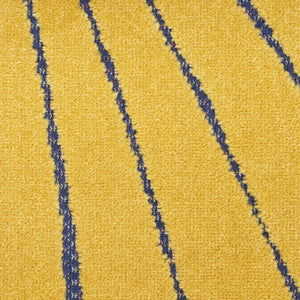 Homeroots 6' X 9' Orange Green And Blue Indoor Outdoor Area Rug  Polypropylene 527627