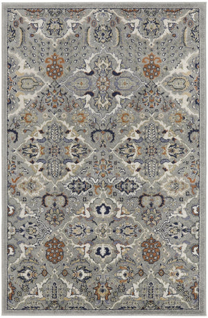 Homeroots 4' X 6' Green And Ivory Floral Power Loom Area Rug – Elegant, Durable Design For Stylish Spaces 4' X 6' Polypropylene 527654