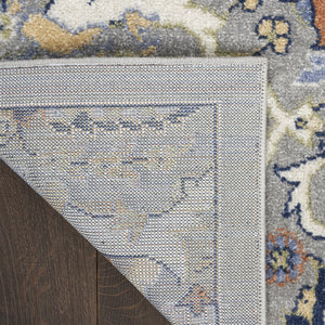 Homeroots 4' X 6' Green And Ivory Floral Power Loom Area Rug – Elegant, Durable Design For Stylish Spaces 4' X 6' Polypropylene 527654