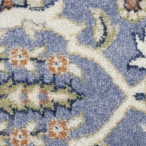 HomeRoots 8' Elegant Green and Ivory Floral Power Loom Area Rug – Timeless Style for Cozy Living Spaces 7' X 10' 527667