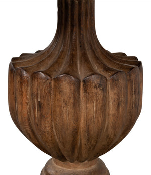 Sarreid Renaissance Pedestal Dining Table – Stylish Solid Old Reclaimed Pine For Timeless Elegance & Durability   52766