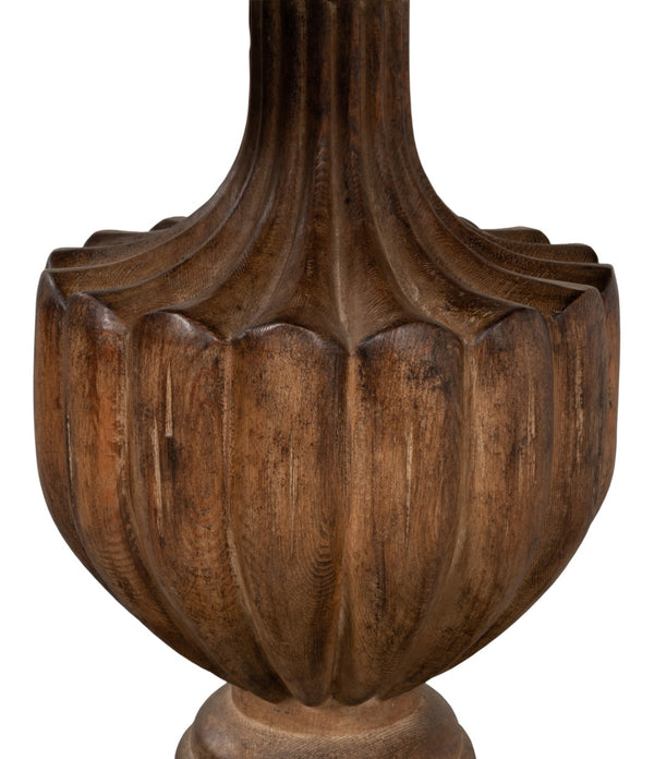 Sarreid Renaissance Pedestal Dining Table – Stylish Solid Old Reclaimed Pine For Timeless Elegance & Durability   52766