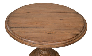 Sarreid Renaissance Pedestal Dining Table – Stylish Solid Old Reclaimed Pine For Timeless Elegance & Durability   52766