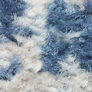HomeRoots 9' Abstract Distressed Area Rug in Ivory, Gray, and Blue - Modern Artistry for Any Space 9' X 12' 527674