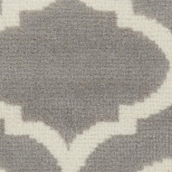 HomeRoots 6' Elegant Gray Moroccan Area Rug - Durable, Power-Loomed Design for Modern and Traditional Spaces 8' X 10' Rectangle 527691