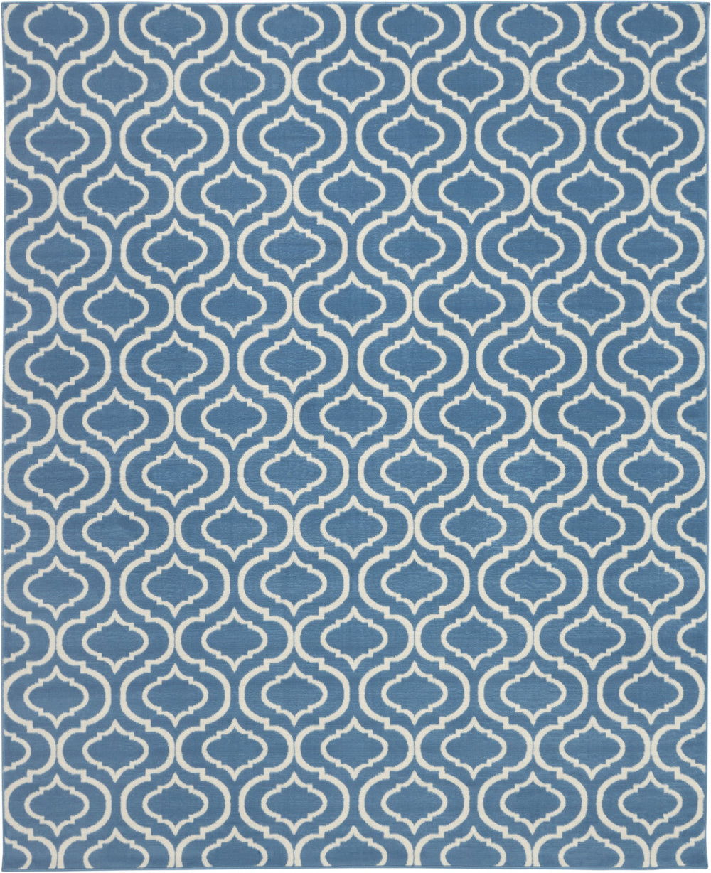 Homeroots 8' X 10' Gray Moroccan Power Loom Area Rug  Polypropylene 527699