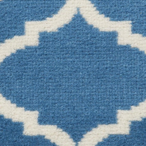 HomeRoots 8' Gray Round Moroccan Area Rug - Stylish Power Loomed Design for Modern and Traditional Spaces 8' X 10' Rectangle 527699