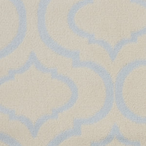 Homeroots 5' Gray Round Moroccan Power Loom Area Rug  Polypropylene 527704