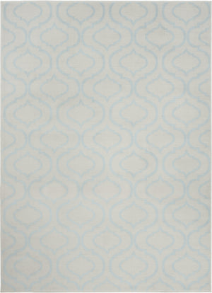 Homeroots 6' X 9' Gray Moroccan Power Loom Area Rug  Polypropylene 527705