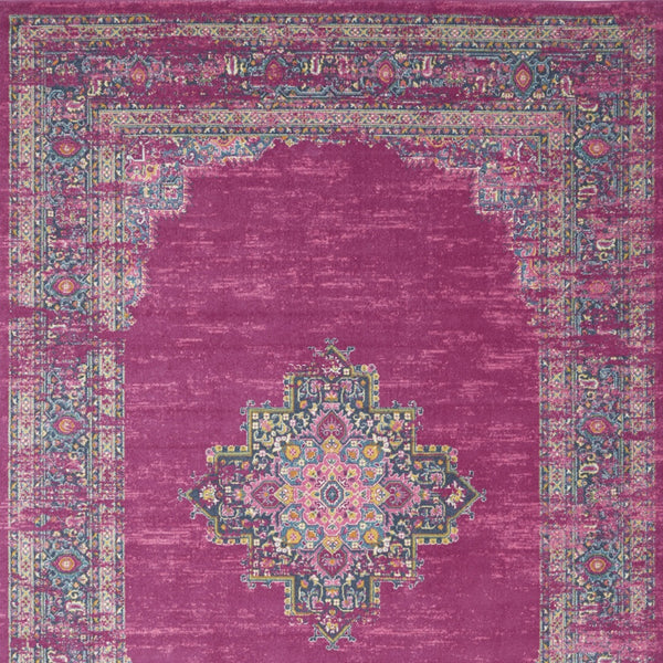 Homeroots 12' X 18' Blue Moroccan Power Loom Distressed Area Rug  Polypropylene 527719