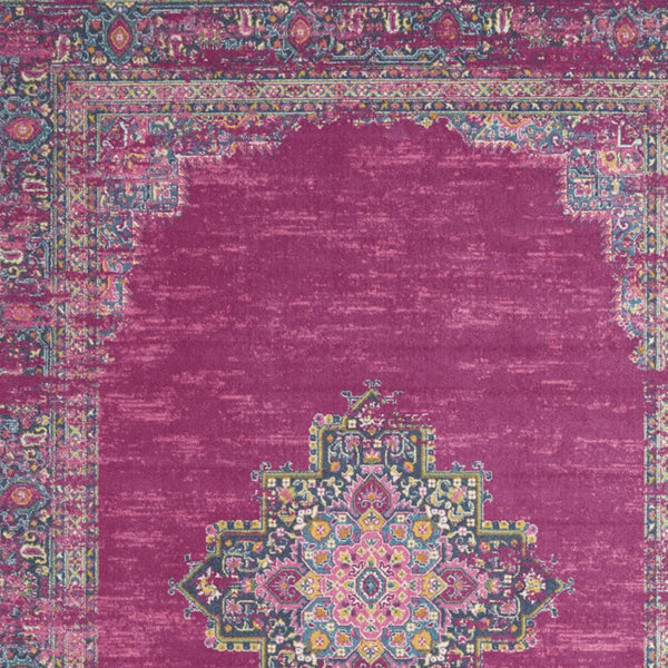 Homeroots 12' X 15' Blue Moroccan Power Loom Distressed Area Rug  Polypropylene 527721