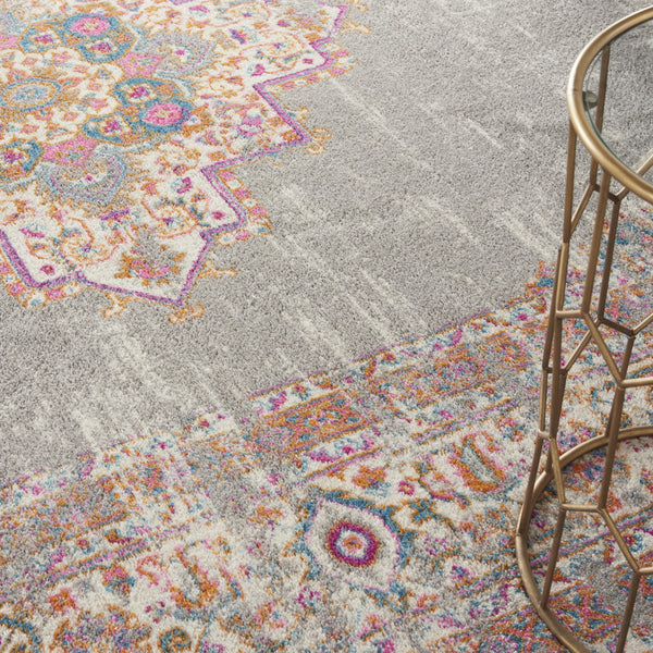 Homeroots 12' X 18' Blue Moroccan Power Loom Distressed Area Rug  Polypropylene 527723