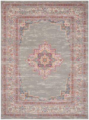 Homeroots 12' X 15' Blue Moroccan Power Loom Distressed Area Rug  Polypropylene 527724