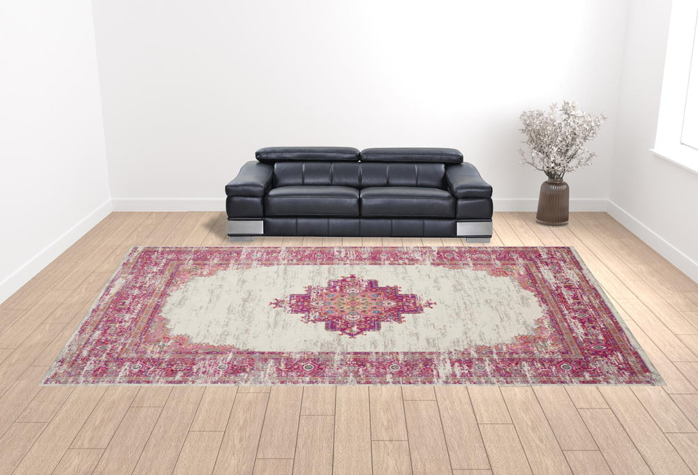 Homeroots 12' X 18' Blue Moroccan Power Loom Distressed Area Rug  Polypropylene 527726