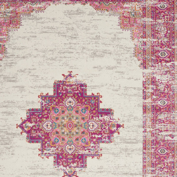 Homeroots 10' X 14' Blue Moroccan Power Loom Distressed Area Rug  Polypropylene 527727