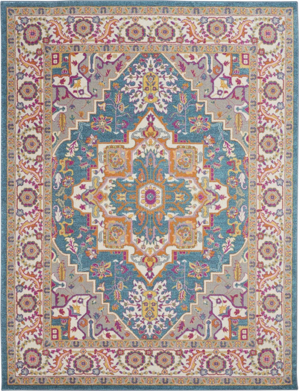 HomeRoots 5' Gray Floral Power Loom Area Rug - Modern Elegance for Every Space, Durable & Easy to Maintain 9' X 12' Rectangle 527738