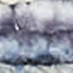 HomeRoots 5' Elegant Distressed Floral Area Rug in Navy Blue, Ivory & Gray - Washable, Durable, Chic Design 6' X 9' 527770