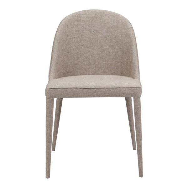HomeRoots Set of Two Light Gray Upholstered Side Chairs for Dining, Living Room, or Versatile Accent Seating 527875