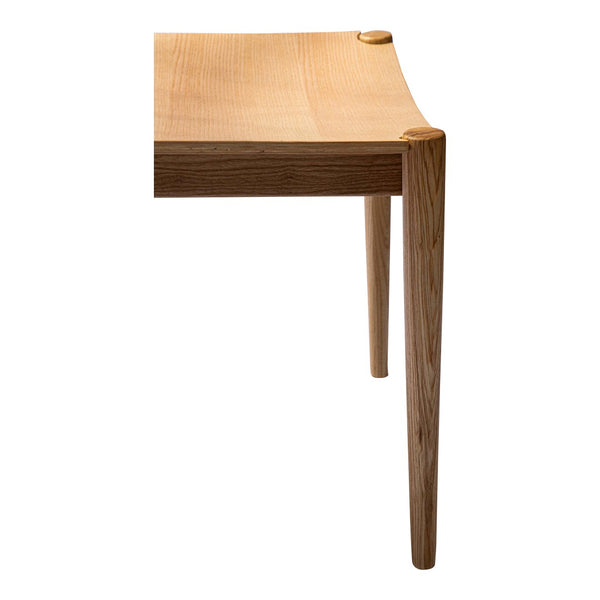 HomeRoots Natural Wood Slat Back Side Chair - Scandinavian-Inspired Accent for Dining, Living & More Spaces 527920