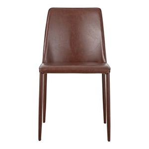HomeRoots Set of Two Maroon Upholstered Faux Leather Dining Chairs – Stylish Comfort for Any Space! 527922