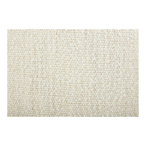 HomeRoots White Upholstered Open Back Dining Arm Chair with Swivel Base - Stylish Comfort for Any Space 527936