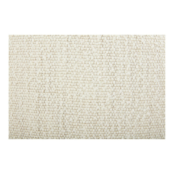 HomeRoots White Upholstered Open Back Dining Arm Chair with Swivel Base - Stylish Comfort for Any Space 527936