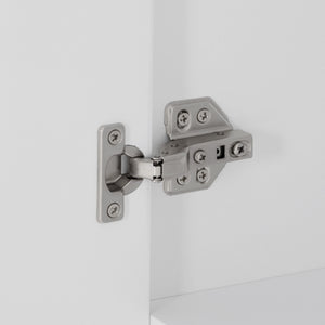 English Elm K&K Fluted Kitchen Island with Extendable Dining Table, Art Deco Mid-Century Design, Built-In Power Hub, Gold Handle White N707S000018W