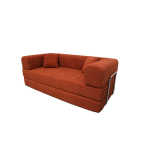 English Elm Double Convertible Corduroy Sleeper Sofa High Density Foam Wide Armrest Studio Bed W3064P245391