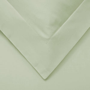 Homeroots Light Green Queen Cotton Blend 1000 Thread Count Washable Duvet Cover Set  Alfa Cotton 528108