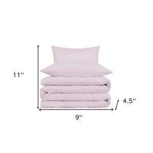 Homeroots Lilac King Cotton Blend 1000 Thread Count Washable Duvet Cover Set  Alfa Cotton 528120
