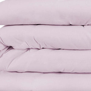 Homeroots Lilac King Cotton Blend 1000 Thread Count Washable Duvet Cover Set  Alfa Cotton 528120