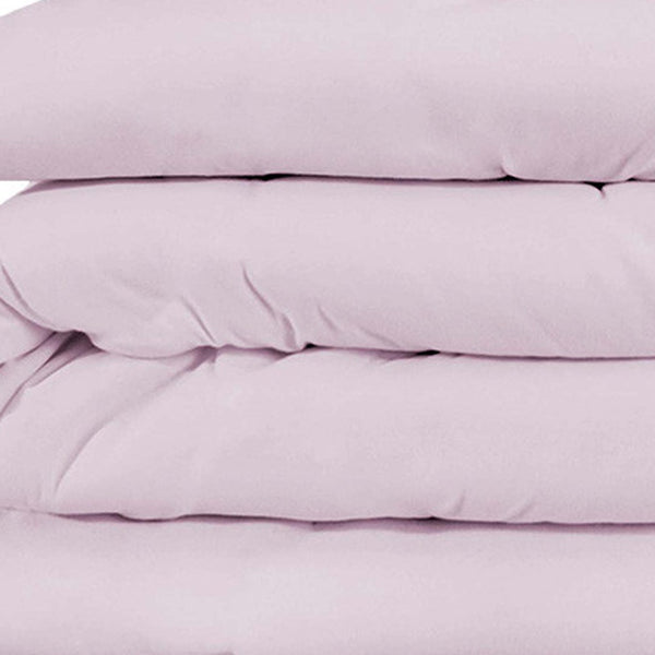 Homeroots Lilac King Cotton Blend 1000 Thread Count Washable Duvet Cover Set  Alfa Cotton 528120