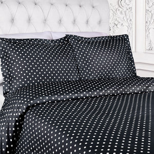 Homeroots Black And White King Cotton Blend 600 Thread Count Washable Duvet Cover Set  Cotton Rich 528128