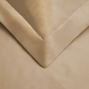 Homeroots Tan Queen Cotton Blend 300 Thread Count Washable Duvet Cover Set – Soft, Durable, Stylish Comfort  Egyptian Cotton 528249
