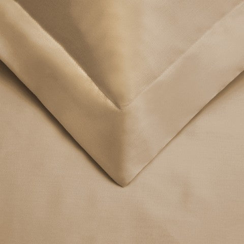 Homeroots Tan Queen Cotton Blend 300 Thread Count Washable Duvet Cover Set – Soft, Durable, Stylish Comfort  Egyptian Cotton 528249