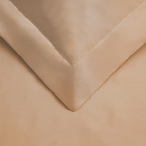 Homeroots Beige King Cotton Blend 300 Thread Count Washable Duvet Cover Set  Egyptian Cotton 528253