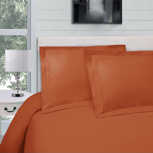 Homeroots Pumpkin King Cotton Blend 300 Thread Count Washable Duvet Cover Set  Egyptian Cotton 528267