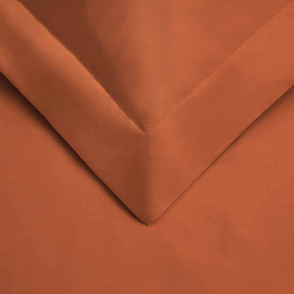 Homeroots Pumpkin King Cotton Blend 300 Thread Count Washable Duvet Cover Set  Egyptian Cotton 528267