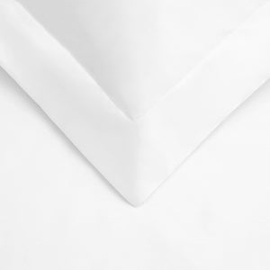 Homeroots White Queen Cotton Blend 400 Thread Count Washable Duvet Cover Set  Egyptian Cotton 528311
