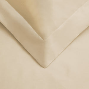 Homeroots Ivory King Cotton Blend 400 Thread Count Washable Duvet Cover Set  Egyptian Cotton 528315