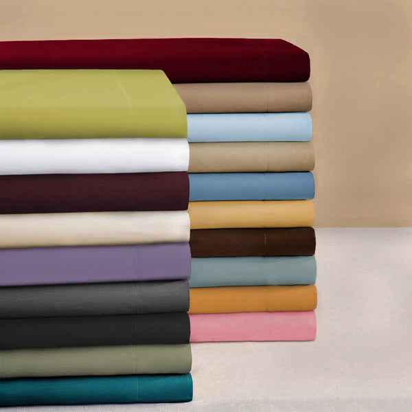 HomeRoots Ivory Queen Cotton Blend 650 Thread Count Duvet Cover Set - Luxurious, Washable & All-Season Comfort 528367