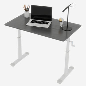 English Elm Adjustable Study Desk For Home & Office – Height-Adjustable, Compact, Multi-Purpose Design For All W1935P338364