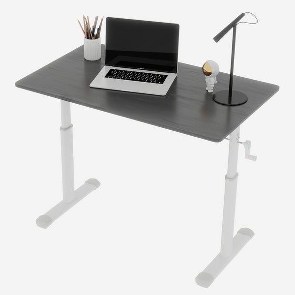 English Elm Adjustable Study Desk For Home & Office – Height-Adjustable, Compact, Multi-Purpose Design For All W1935P338364
